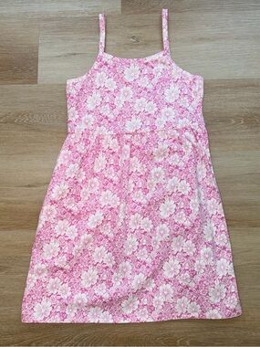 Vineyard Vines Girls Pink Floral Sundress